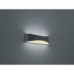 Konda Modern Outdoor Flush Wall Lamp Anthracite 3000K IP65 - thumbnail 3