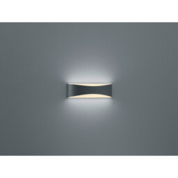 Konda Modern Outdoor Flush Wall Lamp Anthracite 3000K IP65 - thumbnail 2