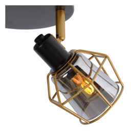 Nila Vintage Ceiling Spotlight - Ø 36cm - 3xE14 - Black - thumbnail 5