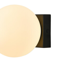 Puebla Ceiling/Wall Light, 6W Globe LED, 3000K, 420lm, Black, 3yrs Warranty - thumbnail 5