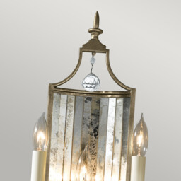 Gianna 3 Light Indoor Candle Wall Light Silver, E14 - thumbnail 2