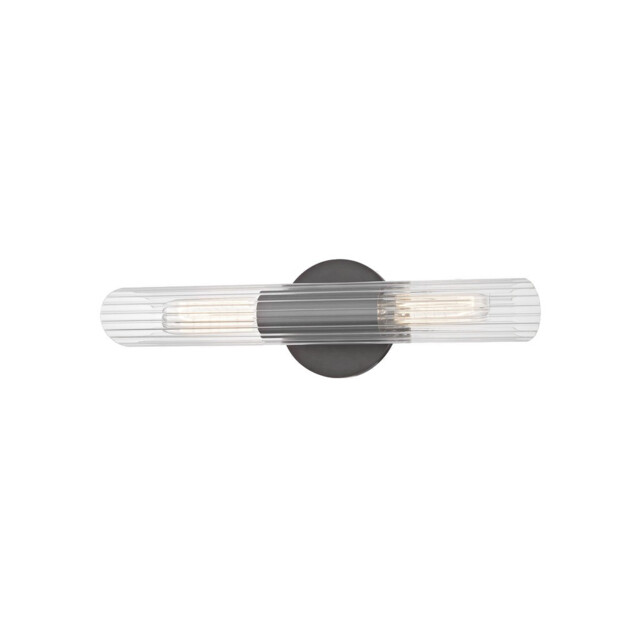 Cecily 2 Light Small Wall Sconce Old Bronze, Glass