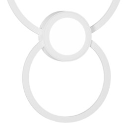 Mural Wall Lamp Circles, Dimmable, 24W, 3000K, 1440lm, White, 3yrs Warranty - thumbnail 5