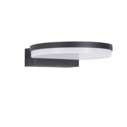 Posen Outdoor Down Wall Lamp Anthracite Aluminium, LED 10W 744Lm 3000K IP65 - thumbnail 1