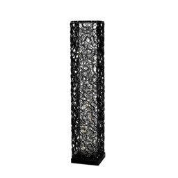 (DH) Essen Floor Lamp 12 Light G4 Black/Silver, NOT LED/CFL Compatible - thumbnail 1