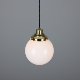 Gentry 20cm Globe Pendant, Polished Brass - thumbnail 3