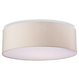 Phoenix 2 Light Bathroom Flush Ceiling Light Cream IP54, E27