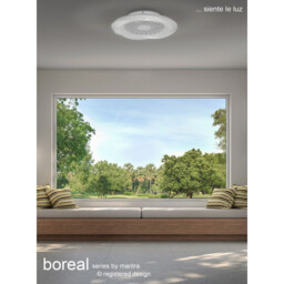 Boreal LED Dimmable Ceiling Light & 35W DC Reversible Fan, White, Remote Control - thumbnail 5