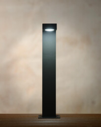 Texas Modern 40cm Bollard Light Outdoor - LED - 1x7W 3000K - IP54 - Anthracite - thumbnail 3