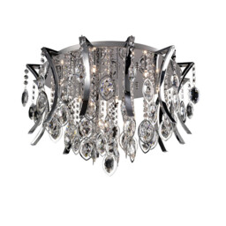Mios Ceiling 12 Light G4 Polished Chrome/Crystal, NOT LED/CFL Compatible - thumbnail 1