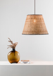 Sumba Black, Rattan Dome Pendant Lamp 3000K - thumbnail 2