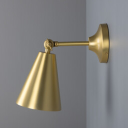 Moya Wall Light, Satin Brass - thumbnail 3