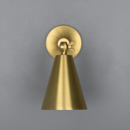 Moya Wall Light, Satin Brass - thumbnail 2