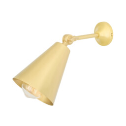 Moya Wall Light, Satin Brass