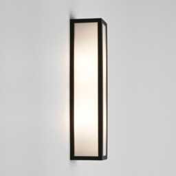 Salerno Outdoor Wall 2 Light Black IP44, E14 - thumbnail 2
