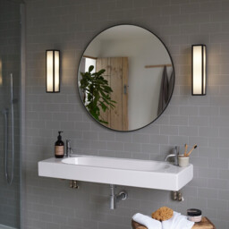 Salerno Outdoor Wall 2 Light Black IP44, E14 - thumbnail 3