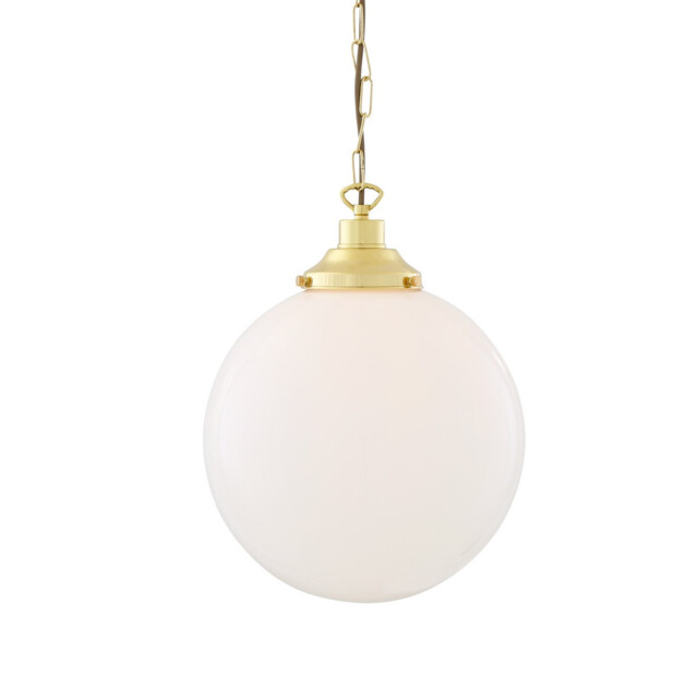 Yerevan 30cm Globe Pendant, Polished Brass - image 1