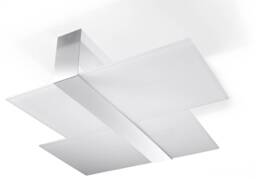Massimo 2 Light Decorative Flush Light White, Chrome, E27