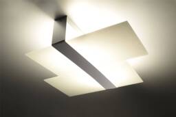 Massimo 2 Light Decorative Flush Light White, Chrome, E27 - thumbnail 3