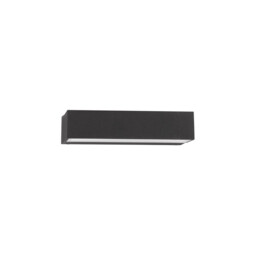 Ziri Outdoor Down Wall Lamp Anthracite Aluminium, Clear Glass LED 10W 284Lm 3000K IP65