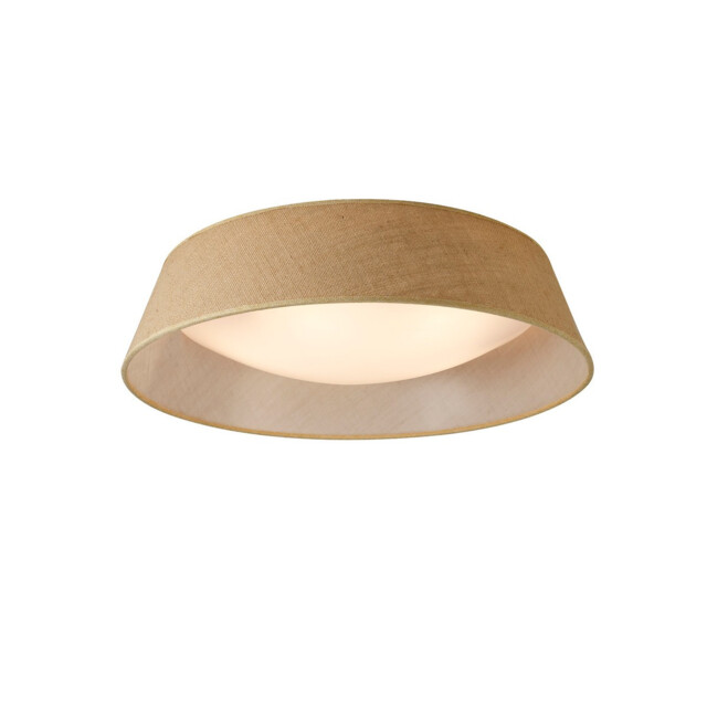 Sabina Ceiling 5 x E27 (Max 20W), Brown Linen Shade/White Acrylic - image 1