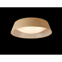 Sabina Ceiling 5 x E27 (Max 20W), Brown Linen Shade/White Acrylic - thumbnail 2