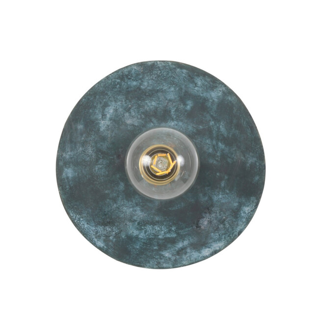 Bog Oak Wall Light Blue Earth, Satin Brass - image 1