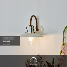 RÃ¶mer Cottage Wall Light - 1xE27 - Cream - thumbnail 2