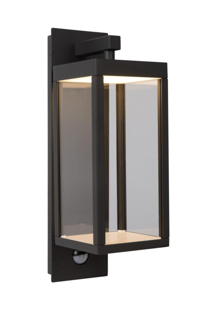 Clairette Modern Wall Light Outdoor, PIR Sensor - LED - 1x15W 3000K - IP54 - Anthracite - image 1