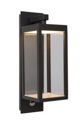 Clairette Modern Wall Light Outdoor, PIR Sensor - LED - 1x15W 3000K - IP54 - Anthracite