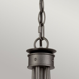 Windsor Chandelier 4 Light Graphite Finish, E14 - thumbnail 2