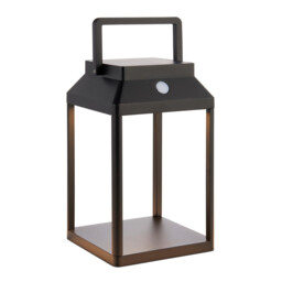 Linterna Modern Touch Dimmable Solar Powered LED Table Lamp, Warm White, IP44 - thumbnail 1