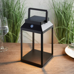 Linterna Modern Touch Dimmable Solar Powered LED Table Lamp, Warm White, IP44 - thumbnail 5