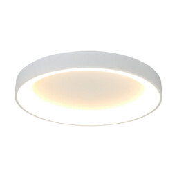 Niseko II Ring Ceiling 65cm 50W LED, 2700K-5000K Tuneable, 3760lm, Remote Control & APP, White, 3yrs Warranty