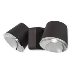 Drone Integrated LED Dome Wall / Ceiling Light Chrome, Brown - thumbnail 1