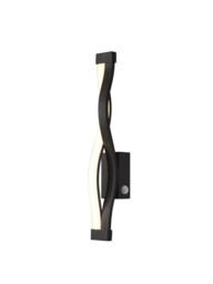 Sahara Touch Dimmer Wall Lamp 6W LED 2800K, 420lm, Brown Oxide, Frosted Acrylic