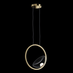 Maytoni Lunare Modern Integrated LED Pendant Ceiling Light Brass 3000K - thumbnail 3