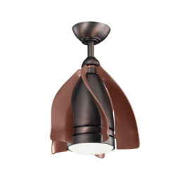 Kichler Terna 5 Blade 38cm Ceiling Fan with LED Light Oil Brushed Bronze Remote Control