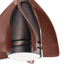 Kichler Terna 5 Blade 38cm Ceiling Fan with LED Light Oil Brushed Bronze Remote Control - thumbnail 3