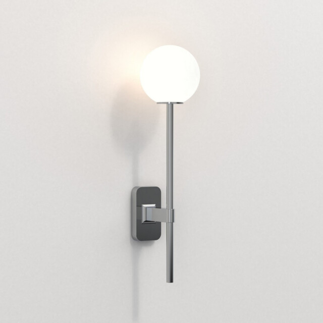 Tacoma Single Grande Bathroom Wall Lamp Polished Chrome IP44, G9 (Shade Not Included) - image 1