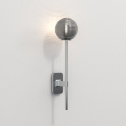 Tacoma Single Grande Bathroom Wall Lamp Polished Chrome IP44, G9 (Shade Not Included) - thumbnail 2