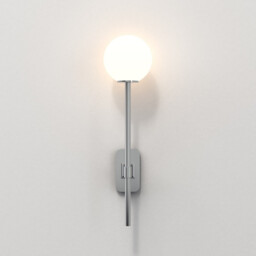 Tacoma Single Grande Bathroom Wall Lamp Polished Chrome IP44, G9 (Shade Not Included) - thumbnail 5