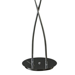 Eclipse Floor Lamp 2 Light G9, Polished Chrome, NOT LED/CFL Compatible - thumbnail 3