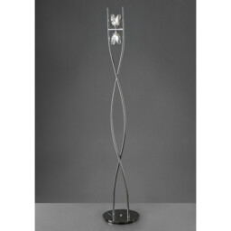 Eclipse Floor Lamp 2 Light G9, Polished Chrome, NOT LED/CFL Compatible - thumbnail 2