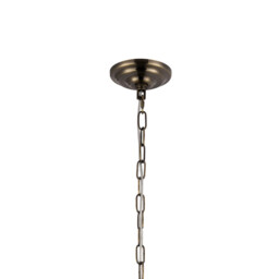 Coniston Pendant, 12 Light E14, Antique Brass/Crystal Item Weight: 29.2kg - thumbnail 5