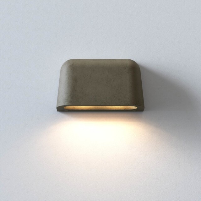 Mast Twin Outdoor Flush Wall Downlight Concrete IP44, GU10 - image 1