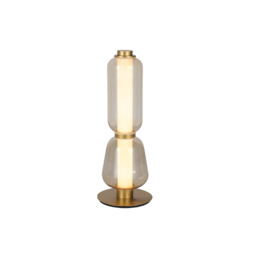 Eluna Table Lamp Gold Matt-Champagne Glass LED 3000K