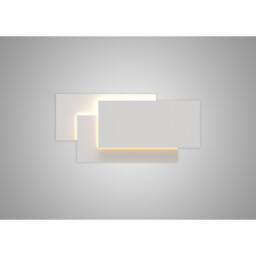 Tahiti XL Wall Lamp 12W LED 3000K, 1080lm, White, 3yrs Warranty - thumbnail 2