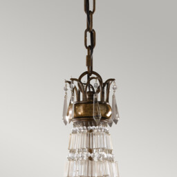 Bellini 6 Light Chandelier British Bronze Finish, E14 - thumbnail 3