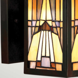Inglenook Outdoor 1 Light Small Wall Lantern - Bronze Finish, E27 - thumbnail 3